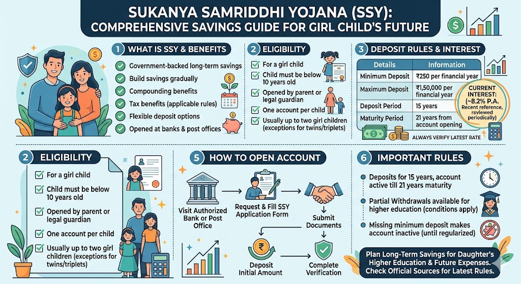 Sukanya Samriddhi Yojana 2026 infographic