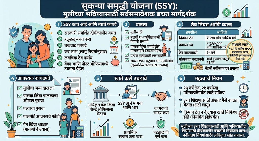 Sukanya Samriddhi Yojana 2026 infographics