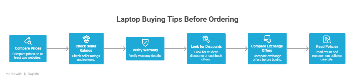 Budget Guide tips before ordering info graph
