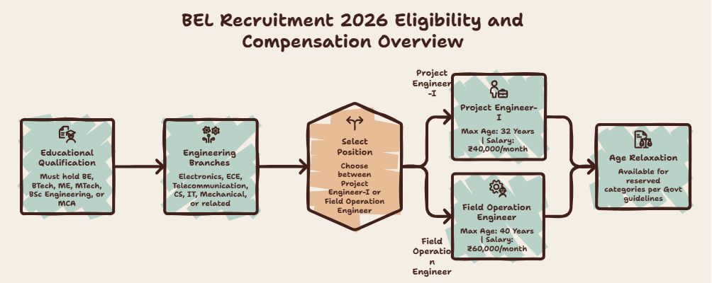 BEL Recruitment 2026 Eligibility and Compensation Overview