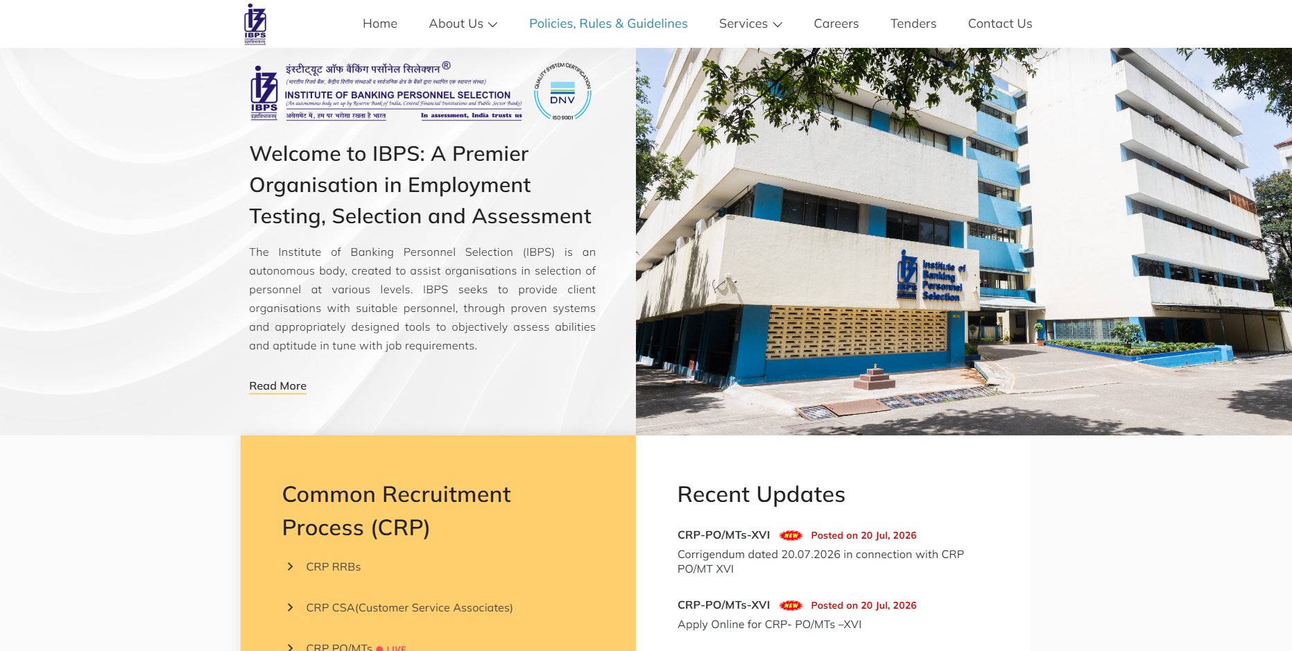 IBPS Po portal